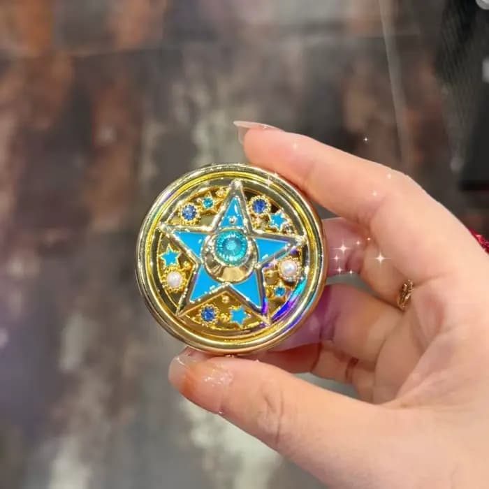 Miroir de maquillage à paillettes Sailor Moon