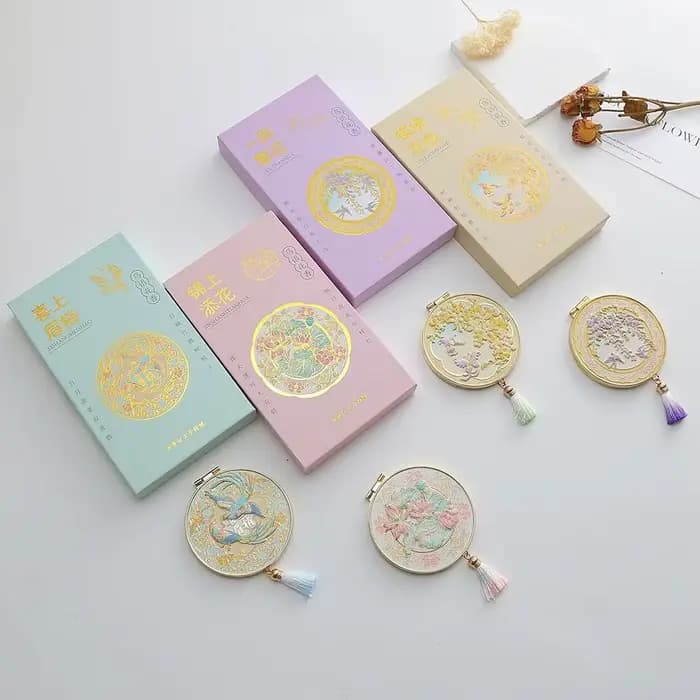 Miroir de maquillage pliable exquis