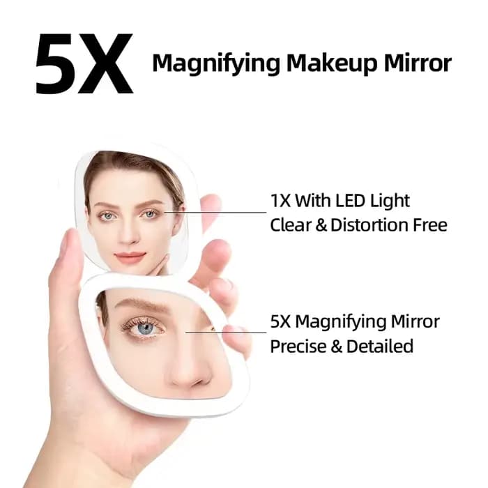 Miroir de maquillage éclairé par LED