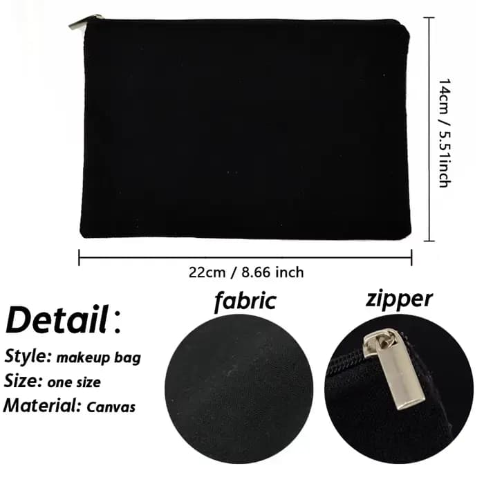 Sac de maquillage personnalisé avec nom