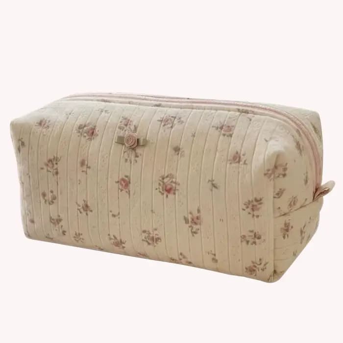 Trousse de toilette de voyage avec fermeture éclair et plusieurs compartiments