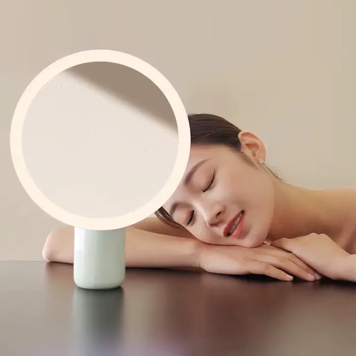 Miroir de maquillage à lumière LED