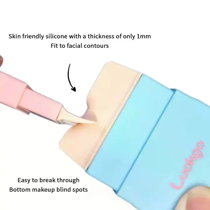 Brosse de fond de teint Portable en Silicone