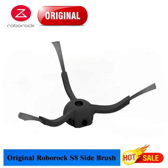Roborock-Brosse latérale pour aspirateur robot S8 Pro Ultra, pièces d'origine, accessoires authentiques, 3 bras
