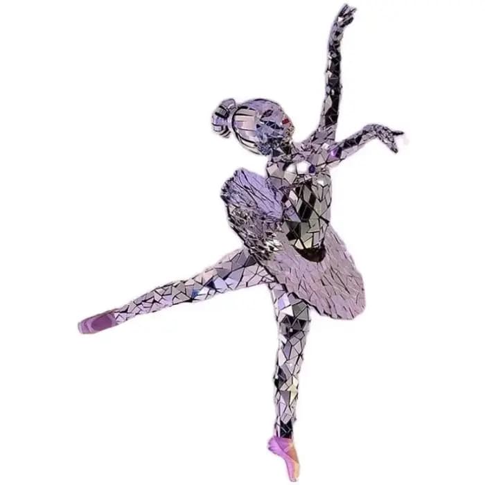 Costume de Ballet miroir moderne, spectacle de fête de chanteur, Festival de musique, fait à la main, nouvelle mode, robe de ballerine, Costume en verre Cool