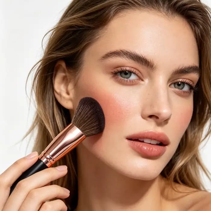 Pinceau de maquillage pour blush