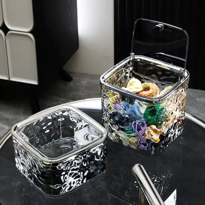 Boîte de rangement pour accessoires de cheveux