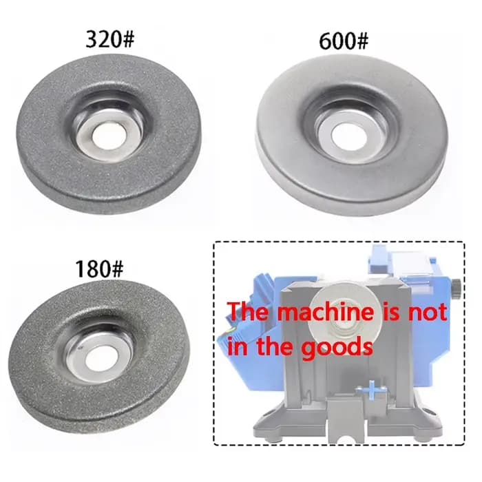56MM # 180 # 320 # Disque de meulage spécial pour affûteur de couteaux, accessoires pour meuleuse de couteaux, disque de meulage 600