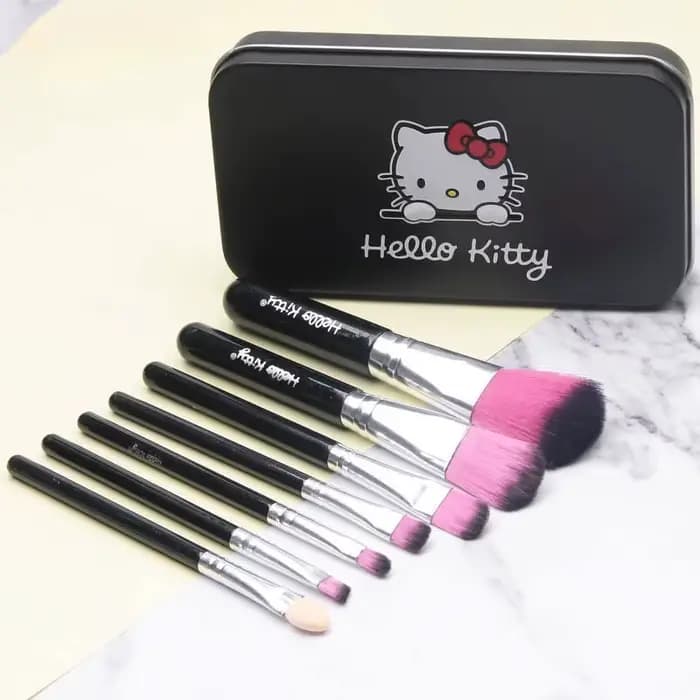 Ensemble de pinceaux de maquillage Kawaii Hello Kitty