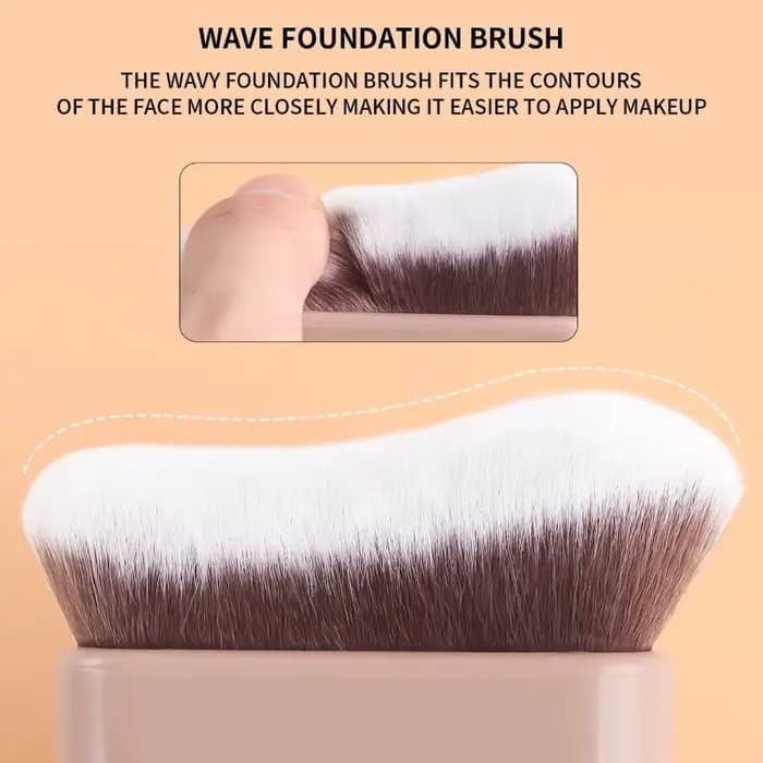 1 pinceau de maquillage portatif