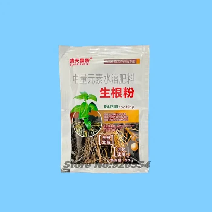 Poudre d'enracinement rapide 30g pour coups, stimulateur polyvalent de racines de plantes pour arbres, légumes, fleurs, engrais soluble dans l'eau