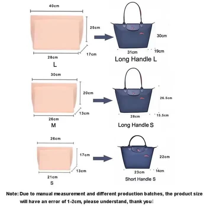 Organisateur d'insertion de sac
