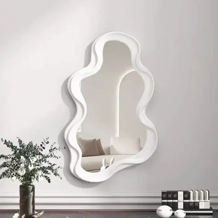Miroir de maquillage imperméable irrégulier