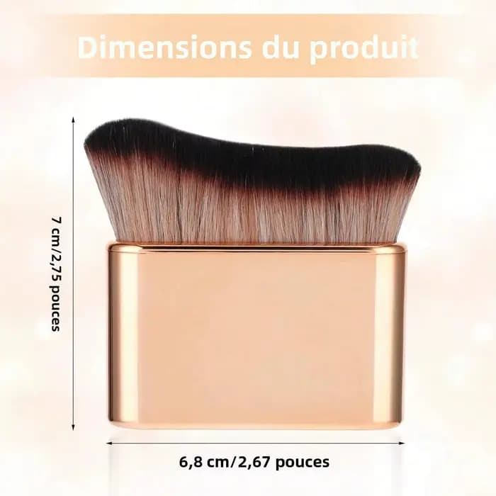 Pinceau auto-bronzant doux pour le corps