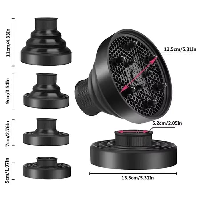 Accessoire universel pour diffuseur de sèche-cheveux