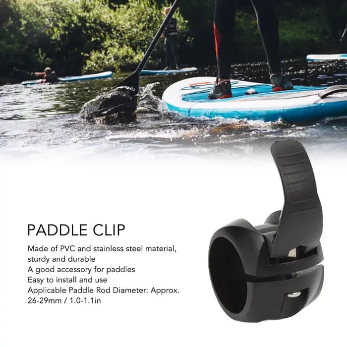 Accessoires de surf pince à pagaie pince à pagaie en plastique à dégagement rapide ajusteur de pince d'arbre de pagaie Sports nautiques accessoires de surf