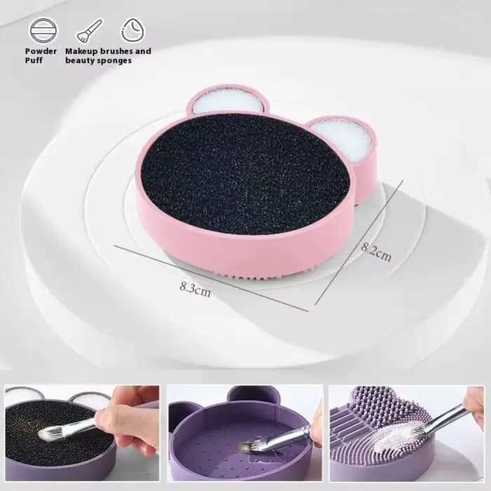 Outil de nettoyage de brosse de maquillage