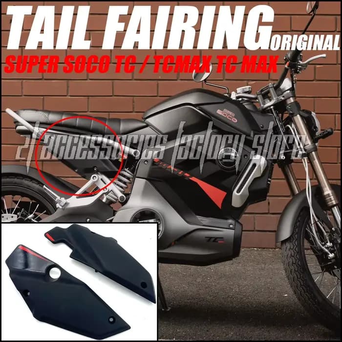 Accessoires de moto pour SUPER SOCO TC/TCMAX TC MAX, coque décorative, carénage arrière original, flambant neuf