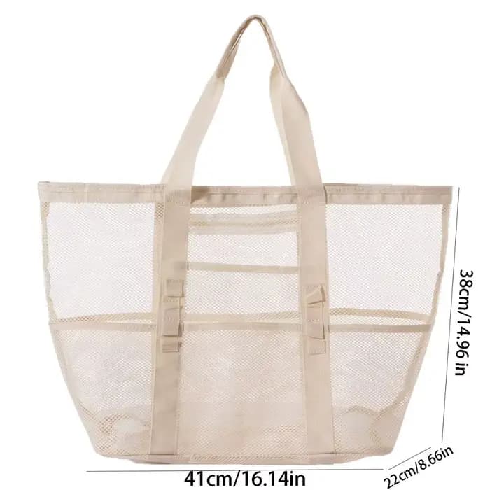 Sac de toilette en nylon ajouré