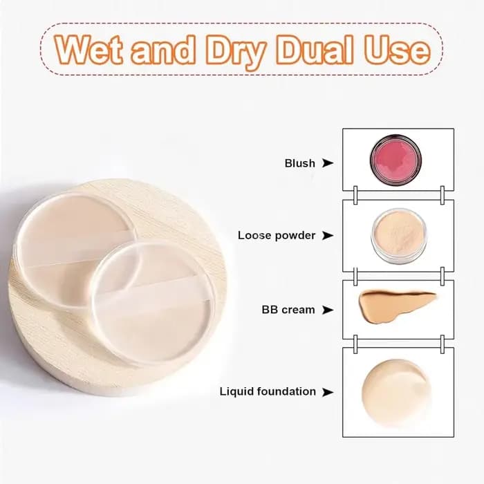 Éponge cosmétique en Silicone
