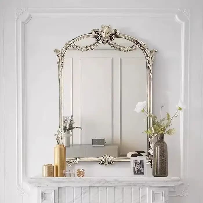 Miroir de maquillage Vintage français