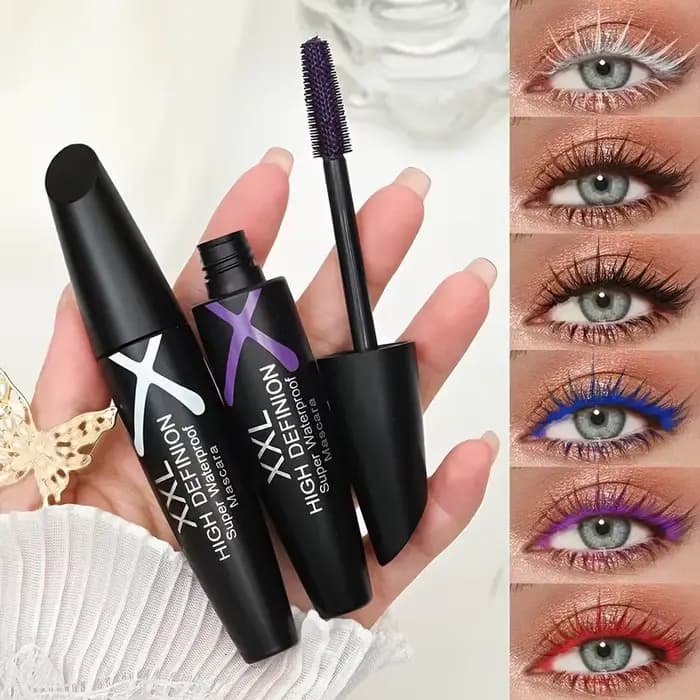 Mascara 6 couleurs, volumisant et allongeant