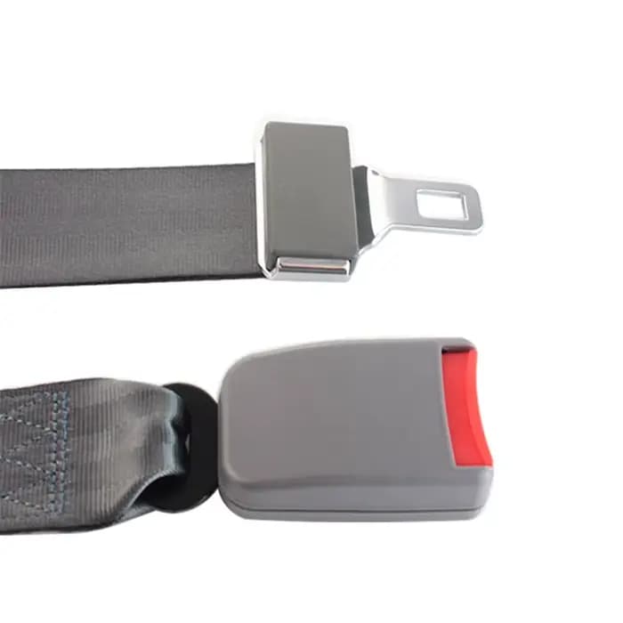 88-135CM universel deux points Simple réglable ceinture de sécurité noir gris voiture véhicule ceinture Extension sangle d'extension accessoires de voiture