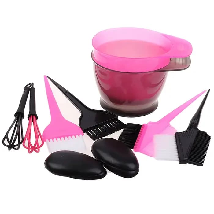 Ensemble de brosses et bols pour coloration des cheveux