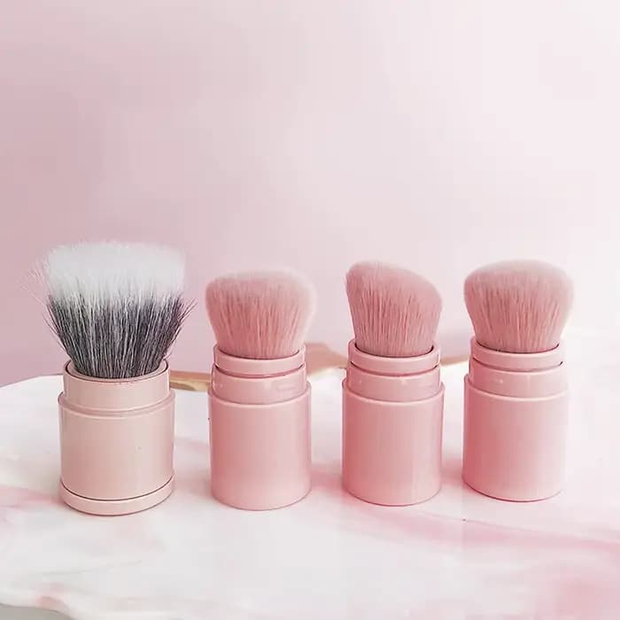 Mini brosse à Blush rétractable Portable