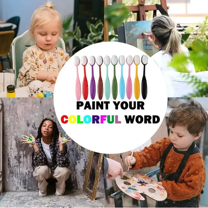 Pinceaux à encre colorés