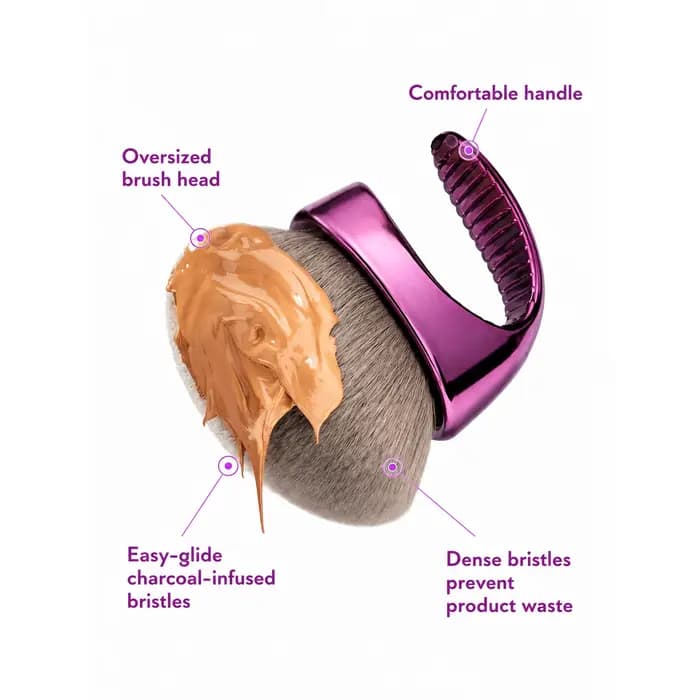 Pinceau de maquillage corporel en forme de U