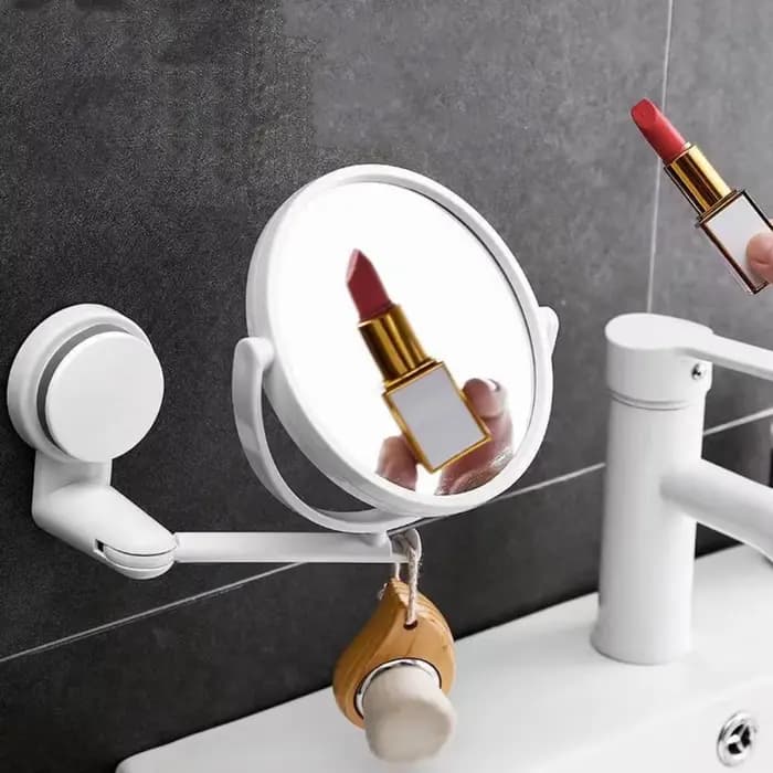 Miroir de maquillage grossissant double face 3X