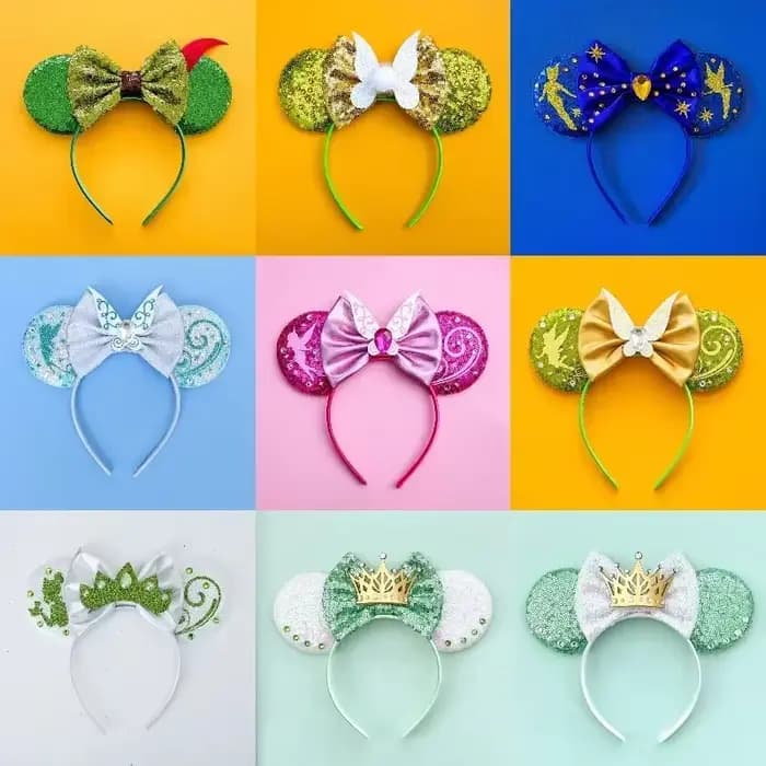 Disney raiponce oreille bandeau pour adultes emmêlé Mickey Mouse caméléon bandeaux femmes filles enfant tournesol cheveux accessoires cadeau