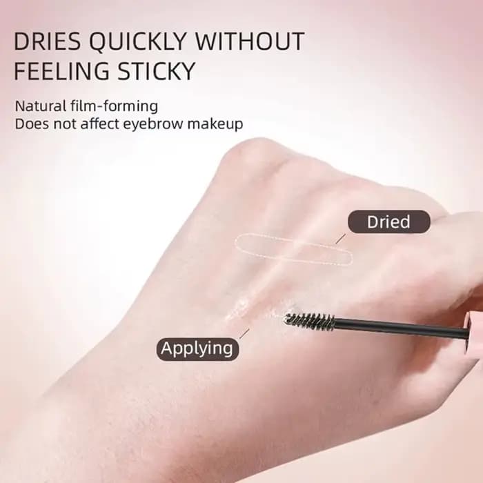 Gel Transparent imperméable pour sourcils, crème coiffante, fixation longue durée, savon pour sourcils, liquide Transparent, couche scellée, cosmétique