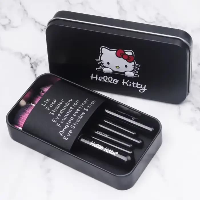 Ensemble de pinceaux de maquillage Kawaii Hello Kitty