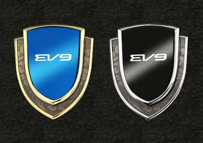 Autocollants de Voiture 3D en Métal, Accessoire Automobile pour Kia ev9