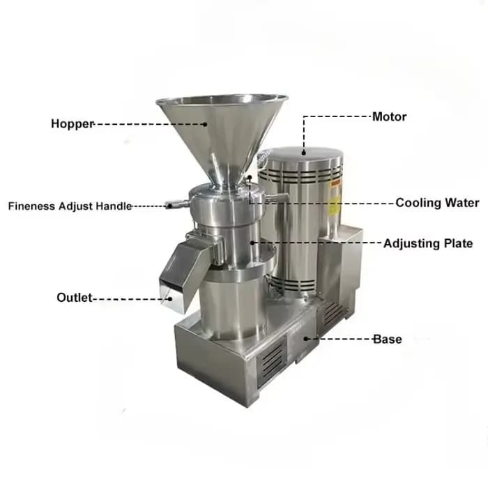 Équipement de broyage fin pour la préparation de pâte de beurre de cacao industrielle sur mesure, moulin à fèves de cacao