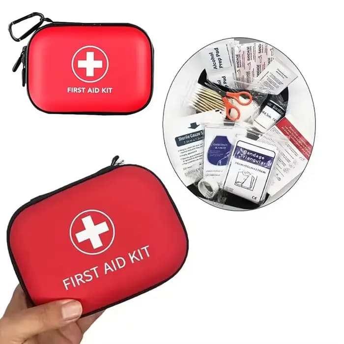 Trousse de premiers secours, boîte médicale d'extérieur, kit de survie d'urgence en EVA pour la maison, l'école, les voyages en voiture, boîte médicale, étui de rangement médical