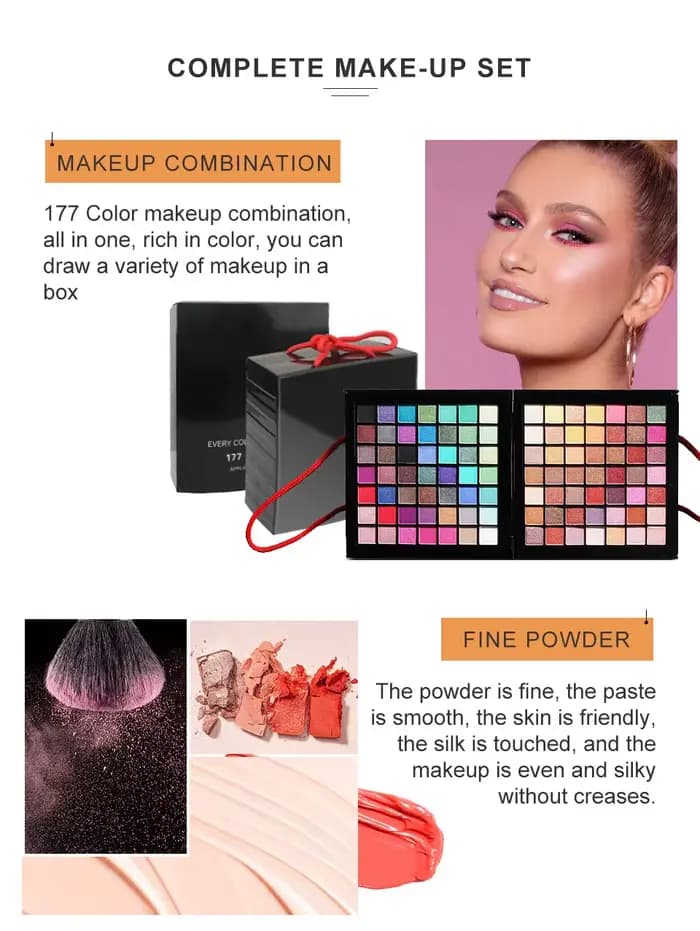 Nouveau Kit de maquillage multifonction