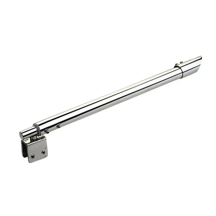 Bras de barre de Support d'écran de douche réglables en acier inoxydable, pour panneau en verre de 8 à 12mm, barre de Support d'écran de douche, accessoires de salle de bains