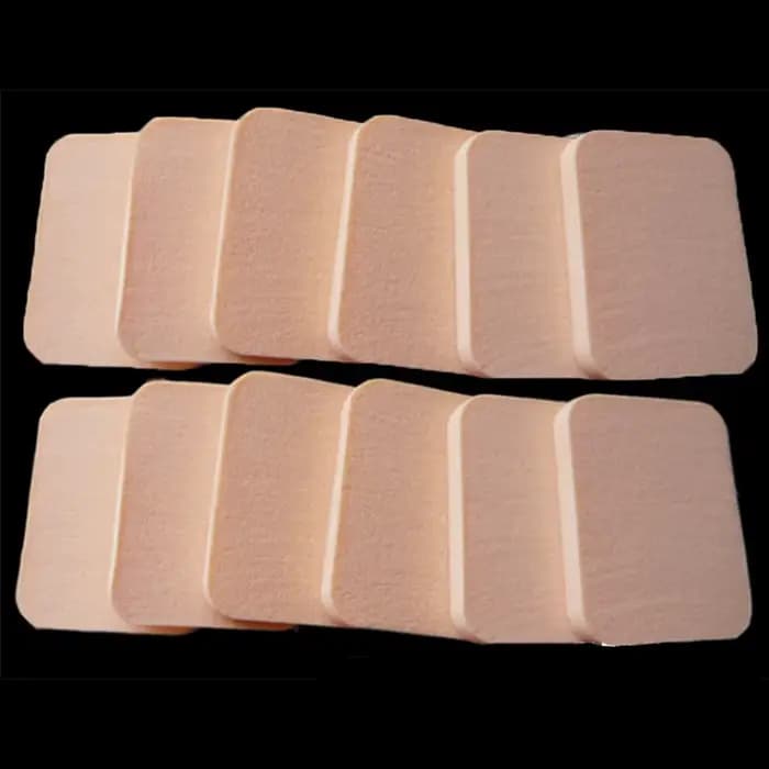 Bouffée de poudre cosmétique pour le visage