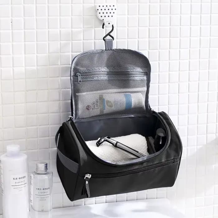 Trousse de toilette de voyage suspendue avec crochet