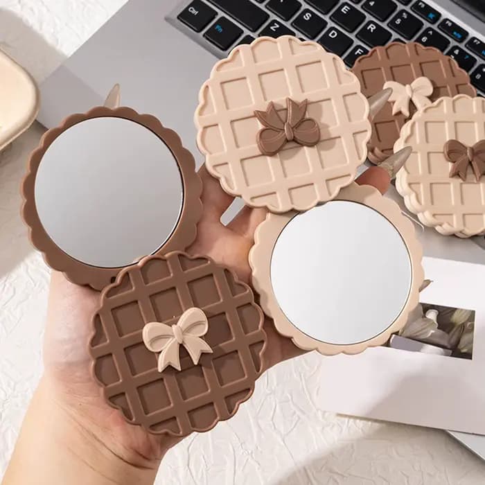 Mini miroir de poche Portable de voyage pour femmes