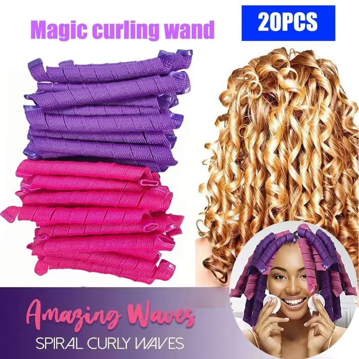 20 pièces/sac 55cm bigoudis magiques