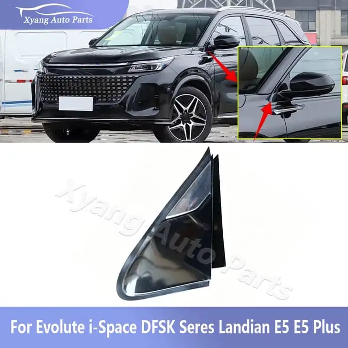 Pour Evolute i-Space DFSK Seres Landian E5 E5 Plus : Garniture triangulaire de rétroviseur latéral, Cache triangulaire de rétroviseur, Coque de rétroviseur latéral