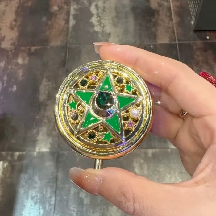 Miroir de maquillage à paillettes Sailor Moon