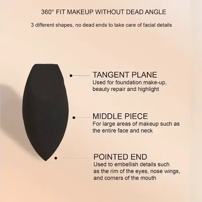 Éponge de maquillage pour fond de teint