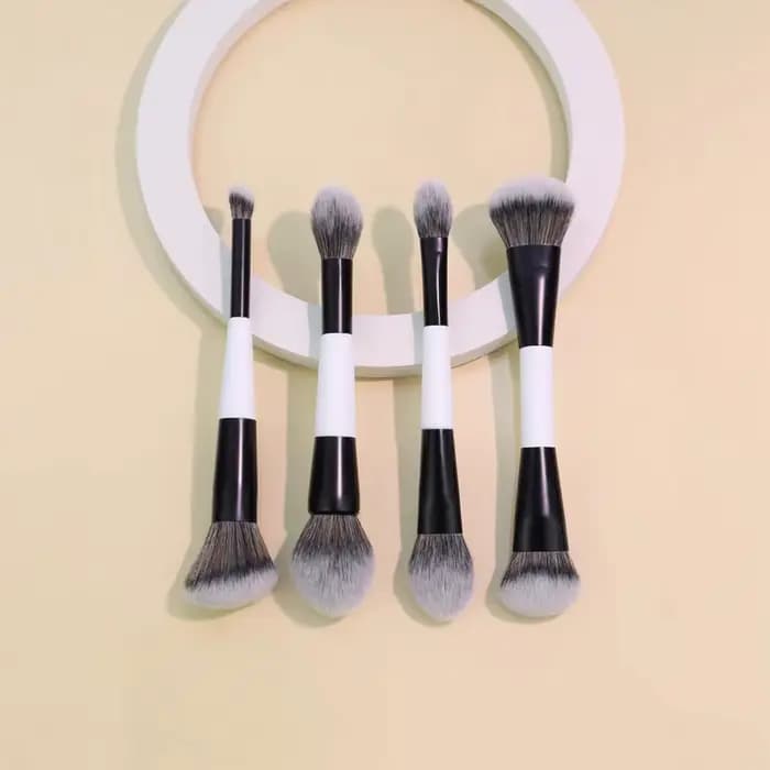 Ensemble de pinceaux de maquillage à double tête F1-F4 pour fond de teint