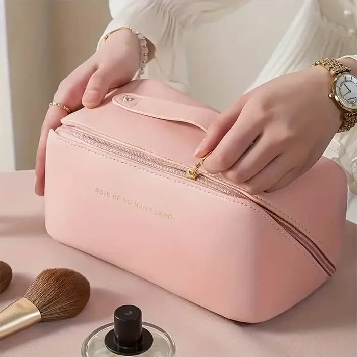 Organisateur de maquillage trousse de toilette féminine sac