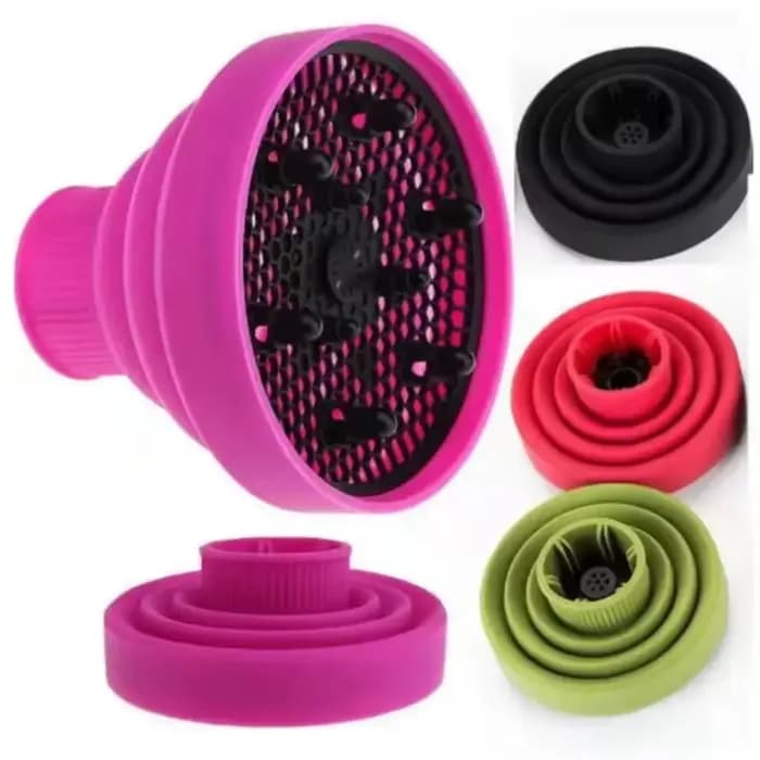 Accessoires de coiffure en silicone : diffuseur de boucles